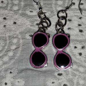 Handmade "Summer wishful thinking" earrings sunglasses